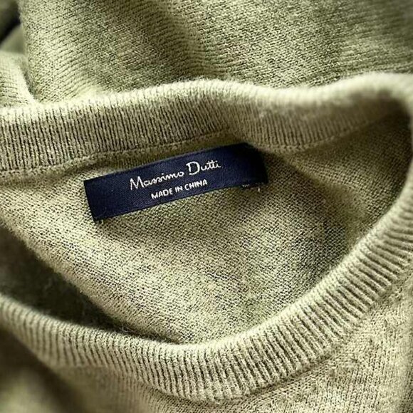 Massimo Dutti Pistachio Soft Touch Wool Blend Fine Knit Crewneck Sweater – US M - Picture 11 of 11